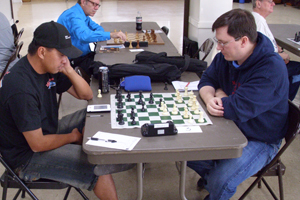 Michael Cooper (right) in his win over Wendell Salveron.