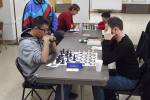 FeiYue Yang (left), winner of the Winter Open.